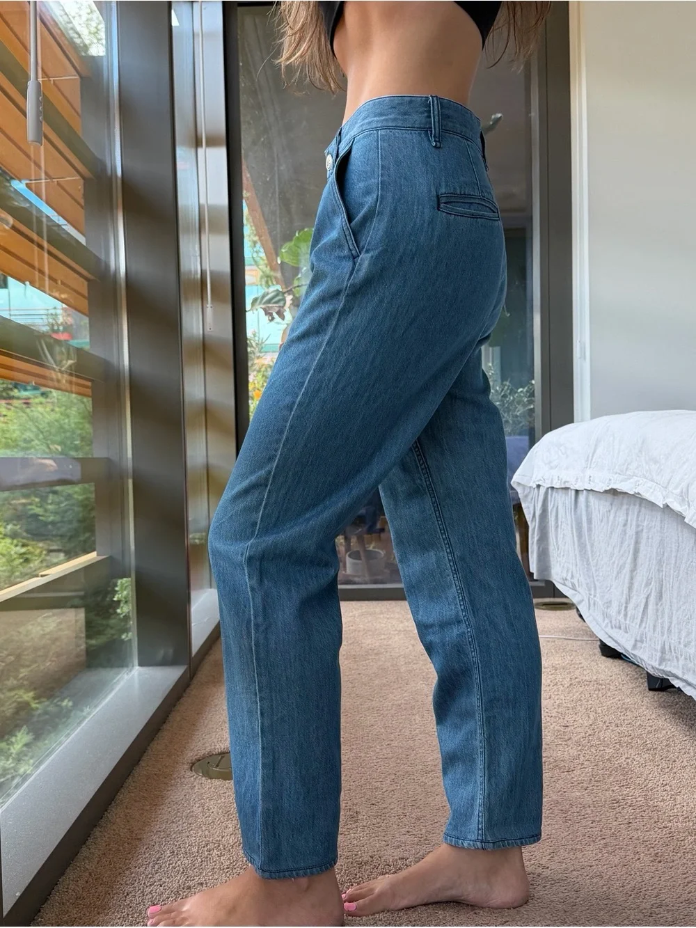 Rag & Bone Trousers Look Like Denim - Picture 2 of 6